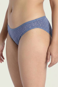 Zivame Low Rise Full Coverage Bikini Panty (Pack of 3) - Multicolor — thumbnail 4